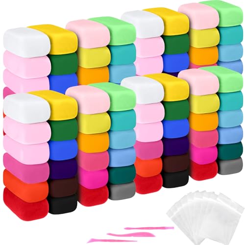 Poen 360 Pcs Air Dry Clay Kit with Sculpting Tool, 36 Colors DIY Modeling Magic Clay for Kids, Non-Sticky Soft and Light, Arts and Crafts Gift for Boys Girls Adults