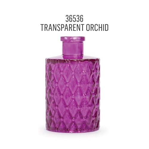 FolkArt Murano Transparent Acrylic Glass Paint, Orchid, Perfect for Indoor and Outdoor Arts and Crafts Projects, 2 fl oz, 36536 - color: Transparent Orchid, style: Transparent