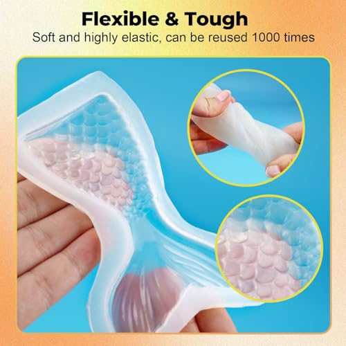 JDiction Brush-On Silicone Mold Making Kit, 10-15 Minutes Fast Cure Silicone Rubber, 20OZ Super Elastic Liquid Mold Making Silicone for Casting Resin Molds & Silicone Molds - size: 20oz