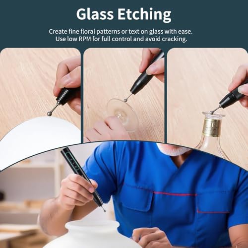 Hanboost 14Pcs Diamond Ball Shape Engraving Burr Set for Rotary Tools S2, 3/32" (2.35mm) Shank Carving Bits for Glass, Jade and Ceramics, Ideal for Jewelry Makers and Model Builders