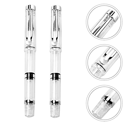 NUOBESTY 15 Pcs Refillable Watercolor Brush Pens for Calligraphy Painting Drawing with Transparent Body and Large Ink Capacity