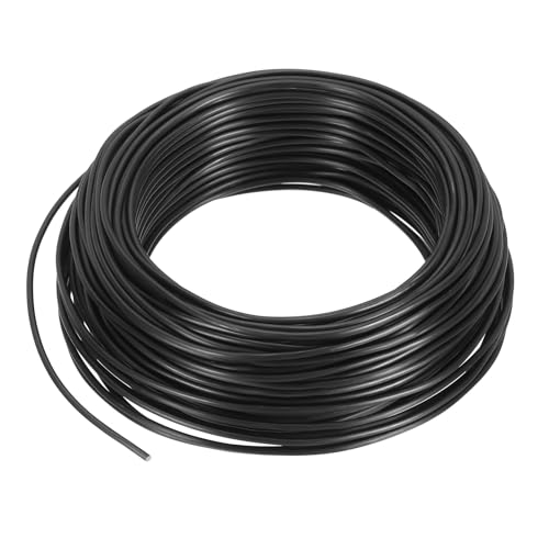 PATIKIL 2mm x 95ft Bonsai Training Wire,Floral Wire Stems Anodized Aluminum Tree Wire for Gardening Branch Fixing,Black - color: Black, size: 2 mm x 29 m