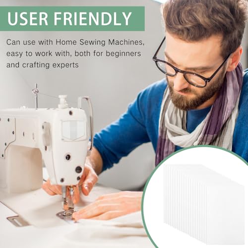 Innconee 20 Pcs 3mm Embroidery Foam EVA Foam Sheets for 3D Embroidery Arts and Crafts, DIY Projects, Hand Sewing, Quilting, Hats, Cosplay Costumes, Pillows(White,6 x 9 Inch) - color: White, size: 6 x 9 Inch