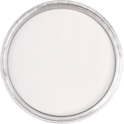 PanPastel Artist Pastels by GOLDEN, Pearl Medium White (Coarse), 2.44” / 62mm Pan Diameter, Professional Artist Pastels, Unique Pan Format (cake-like) - color: Pearl Medium - White COARSE