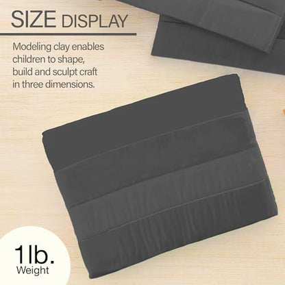BAZIC Products Black Modeling Clay, 1 lb - color: Black, size: 1-Pack