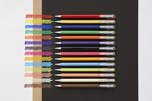Pentel Matte Hop Sweet Color Ballpoint Pen, 7 Colors, K110-V7STB - color: 7 Colors Sweet