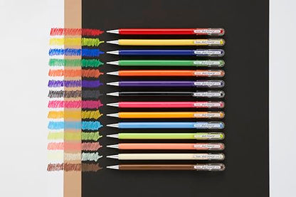 Pentel Matte Hop Sweet Color Ballpoint Pen, 7 Colors, K110-V7STB - color: 7 Colors Sweet