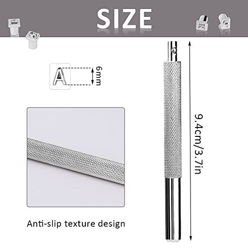 ZMAAGG 38 PCS Leather Stamps, Leather Stamping Tools, Leathers Stamping Kit - size: 38 PCS