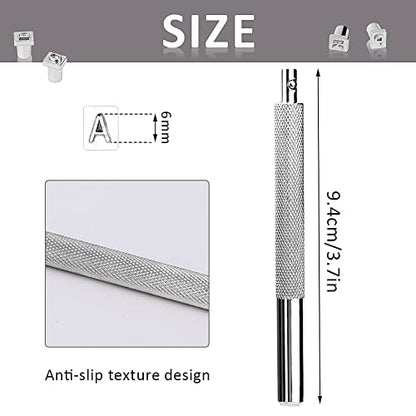 ZMAAGG 38 PCS Leather Stamps, Leather Stamping Tools, Leathers Stamping Kit - size: 38 PCS