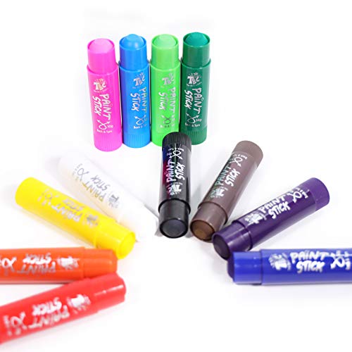 TBC The Best Crafts 24 Colors Mixed pack, Washable Paint, Non-toxic, Tempera Paint Sticks for Kids and Students - color: 24 Colors Mixed pack