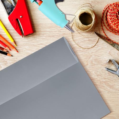 Do²ping Gray Eva Foam Sheets roll, 2mm eva Craft Foam 49''x13.5'' High Density 86kg/m3 for Cosplay - color: Gray, size: Thickness 2mm