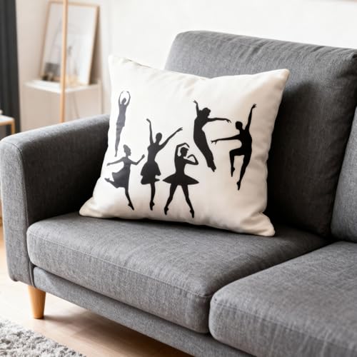 TIAMECH A4 Reusable Dancing Girl Stencil for Painting | Gymnastics Dancer Layering Template, DIY Wall Art, Wood Furniture, Scrapbook & Crafts (8.3x11.7inch) - style: Dancing Girl