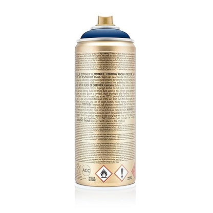 Montana Cans Montana GOLD 400 ml Color, Shock Blue Dark Spray Paint, MXG-S5020 - color: Shock Dark Blue, size: 13.5 Fl Oz (Pack of 1)