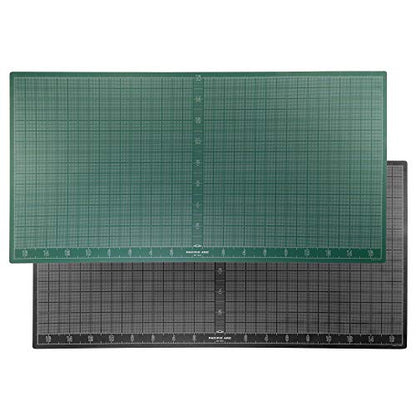 Pacific Arc Double Sided Self Healing Vinyl Rotary Cutting Mat - Thick & Durable Fabric & Paper Cutting Mat (18"x36") - size: 36"L x 18"W