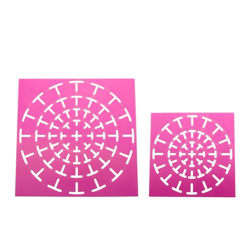 2-Piece Mandala Dotting Tools & Stencils Set for Wood, Fabric, Glass, Metal, Walls Decorations