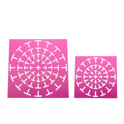 2-Piece Mandala Dotting Tools & Stencils Set for Wood, Fabric, Glass, Metal, Walls Decorations