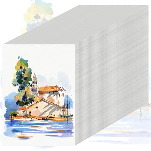 168 Sheets 5x7 Watercolor Paper Bulk, 110 LB Cold Press Watercolor Paper - color: 168 Sheets, size: 5 x 7 IN