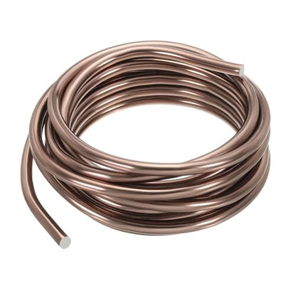 PATIKIL Bonsai Training Wire 6mm x 10.5ft Anodized Aluminum Brown - color: Brown, size: 6 mm x 3.2 m