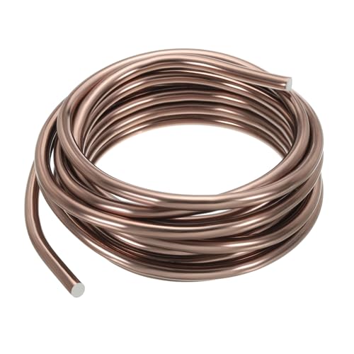 PATIKIL Bonsai Training Wire 6mm x 10.5ft Anodized Aluminum Brown - color: Brown, size: 6 mm x 3.2 m