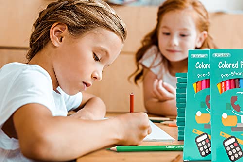 Rarlan Colored Pencils Bulk, 12 Assorted Colors, Pack of 36, 432 Count | Pre-sharpened Colored Pencils, Coloring Pencils for Kids & Teachers, Back to School Supplies, Classroom Prizes