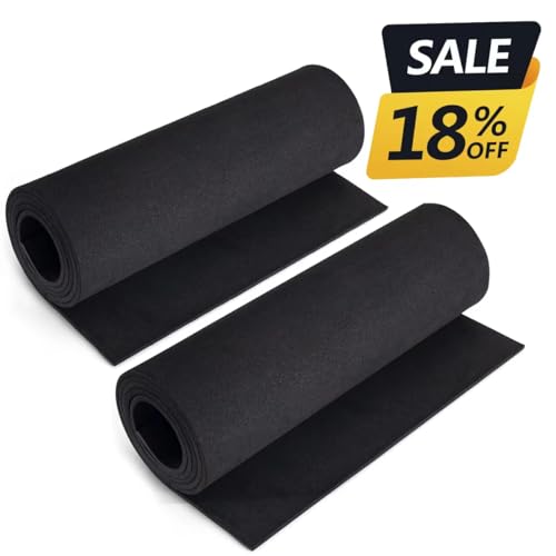 2-Pack Black Eva Foam Sheets roll, Premium eva Craft Foam 3mm Thick, 13.9" x 59", High Density 86kg/m3 for Halloween Cosplay Costume, Crafts, DIY Projects by MEARCOOH - color: 2PCS:Black, size: Thickness-3mm