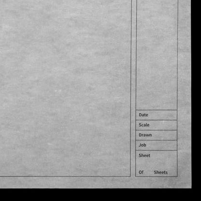 Gilprop 10 Sheets Architectural Vellum Paper 18" x 24" Drafting Vellum Tracing Sheets White Translucent Drafting Paper Rag with Border and Title Block for Drawing Sketching Architecture Building - size: 18 x 24 Inch, style: No Grid