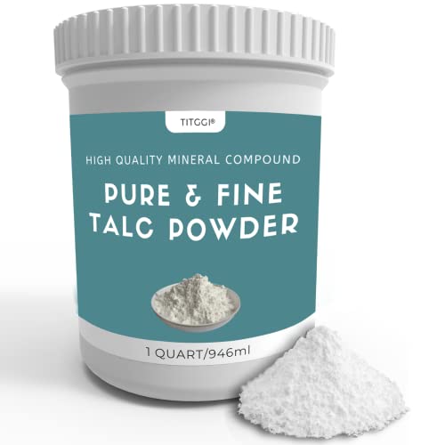 TITGGI Fine Talc Powder for Tires, Chalk Paint and Resin, 1 Quart - style: 1 Quart Talcum Powder