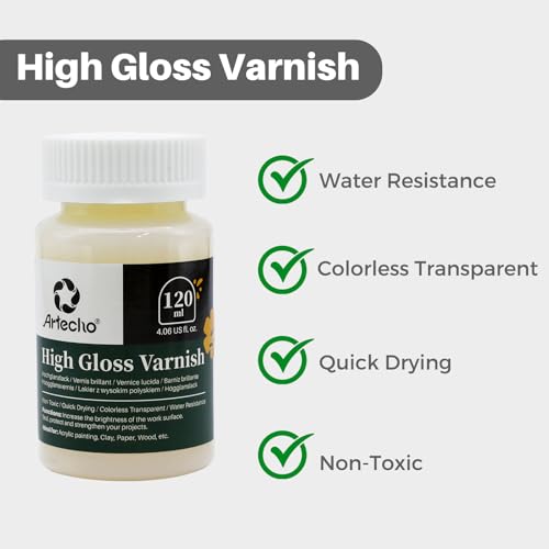 Artecho Gloss Varnish for Acrylic Painting