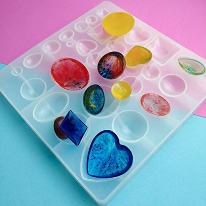 yuntop Jewelry Casting Molds,Gem Jewelry Silicone Casting Mold - size: Small