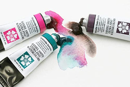 DANIEL SMITH Extra Fine™ Watercolor Paint, 15ml, Tube, Anthraquinoid Scarlet, 0.5 fl oz, (Pack of 1) - color: Anthraquinoid Scarlet
