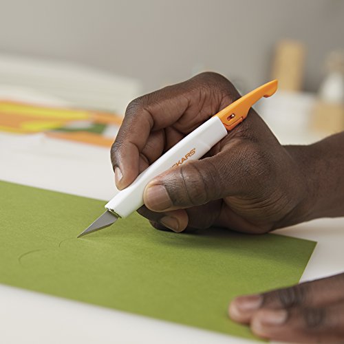 Fiskars 6" Easy Change Detail Craft Knife, Exacto Utility Knife - style: Easy Change Knife - #11 Blade
