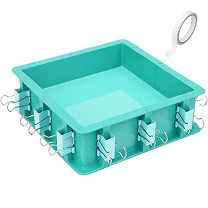 Adjustable Mold Housing Kit for Silicone Mold Making - Leak-Proof Plastic Frame for DIY Resin, Candle, and Soap Molds - Reusable Craft Holder with Free Combination Design for Jewelry & Epoxy Casting