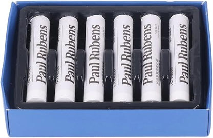 Zerodis White Oil Pastels Set,6 Pcs Unique Texture Soft Artist White Oil Pastels Dry Pastels Set Painting Art Supplies for Professional Drawing Art