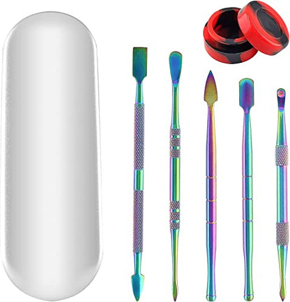 suiwotin 6PCS Wax Carving Tool, Rainbow - color: Rainbow - 7PCS
