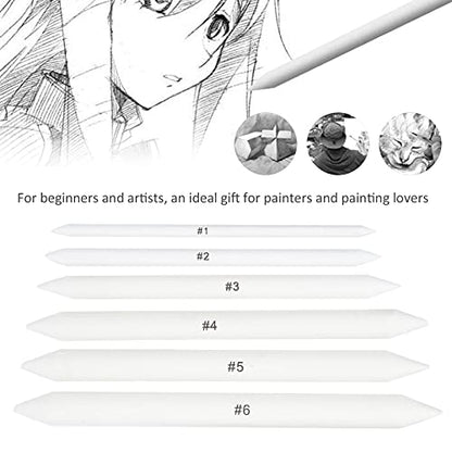 Shading Tools for Drawing, Blending Stumps and Tortillions Set Drawing Pencils for Artists Student Sketch Drawing Tools Markers