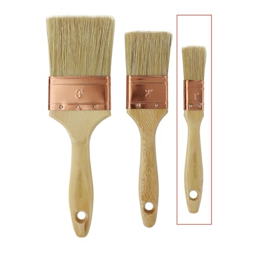 Pro Art Brush Hog Bristle Wash Wide 1" - color: Natural, size: 1 inch