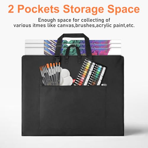 GOTIDEAL Light Weight Art Portfolio Bag, 18x24 Inches - size: 18"x24"