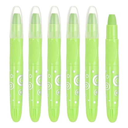 PATIKIL Watercolor Gel Crayon, 6Pcs Washable Twist Crayons for Coloring, Drawing, Painting, Light Green (5.2x0.59) - color: Light Green