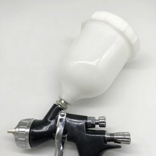 CYDZSW Paint Sprayer Cup,600ml HVLP Paint Spray Gun Cups Pot Replacement Fit for Dv1 GTI Pro TT GFG