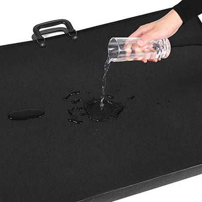 Professional Art Portfolio Case - 24 x 36 Inches - Light Weight & Durable - Shoulder Strap & Handle Options - Three Inside Pockets - Water Resistant - Documents Posters Monitors