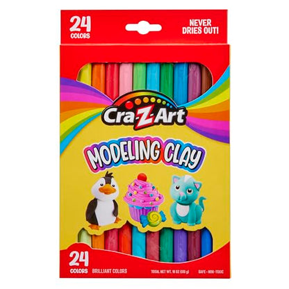 Cra-Z-Art Modeling Clay, 17.5 oz, 24 Count (10901) - size: 24 Count (17.5 oz, Pack of 1)