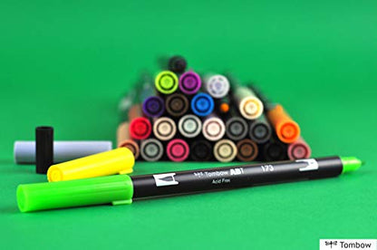 Tombow Dual Brush Pen, Abt, No. 528 (AB-T528) - color: 528 Navy Blue