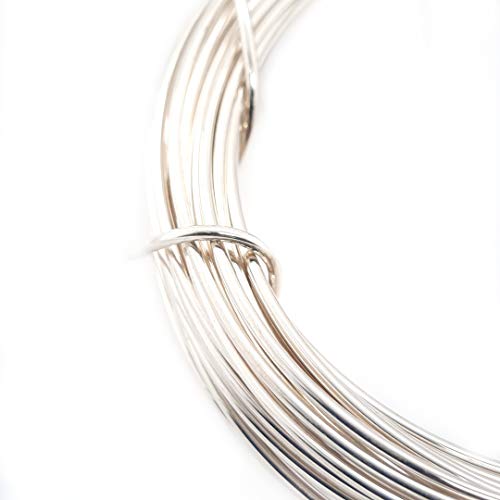 CRAFT WIRE 16 Gauge, 925 Sterling Silver Wire (Round) Dead Soft Made in USA - 5FT | Sterling Silver Wire for Jewelry Making, Wire Wrapping, Solid 925 Sterling Silver, High Quality Made in USA - size: 16 Gauge, style: 5 Feet