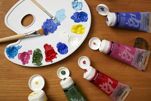 Pebeo Studio Acrylics High Viscosity, Fine Acrylic, 250 ml - Buff Titanium - color: Buff Titanium