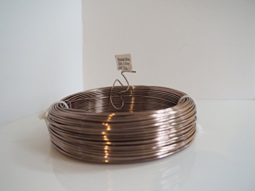 Anodized Aluminum 1.5mm Bonsai Training Wire 250g Large Roll (170 feet) - Choose Your Size and Color (1.5mm, Brown) - color: Brown, size: 1.5mm