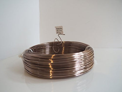Anodized Aluminum 1.5mm Bonsai Training Wire 250g Large Roll (170 feet) - Choose Your Size and Color (1.5mm, Brown) - color: Brown, size: 1.5mm