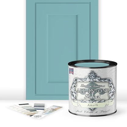 ALL-IN-ONE Paint by Heirloom Traditions, Amalfi, Quart - color: Amalfi, size: 32 Fl Oz (Pack of 1)