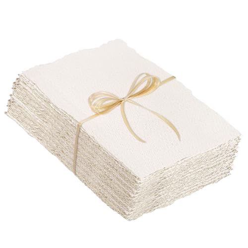 Prudiut Cotton Watercolor Paper, 50 Sheets, 2 x 3.5 in, 300 GSM - size: 2 x 3.5inch