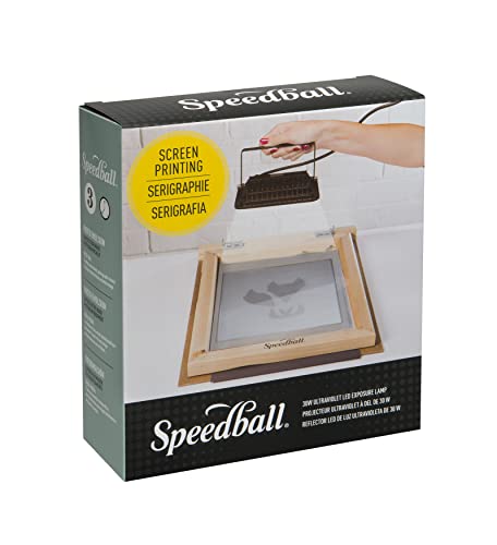 Speedball 30W LED UV Exposure Lamp - Professional Screen Printing Light with 180° Swivel Mount - 395-400nm UV-A for Photo Emulsion