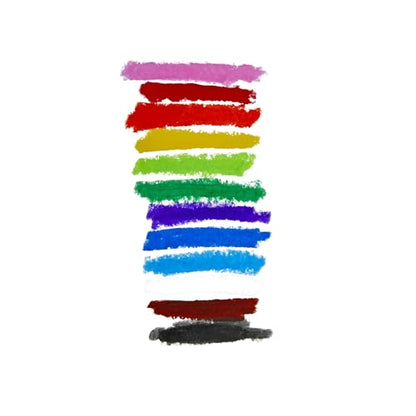 Colorations Tempera Paint Sticks, Set of 12, Non-Toxic, No-Mess - style: Rainbow, 12 PK